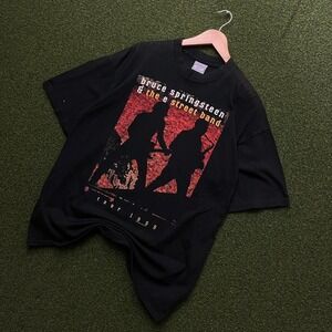 Vintage 1999 Bruce Springsteen & The E Street Band Single‎ Stitch Tour Tee Shirt
